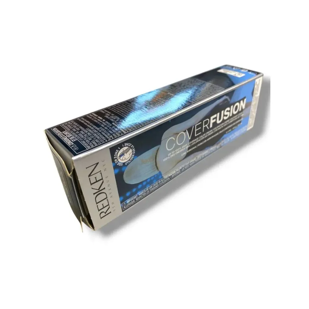 Redken New Cover Fusion 8Na Natural Ash Up to 100% Gray Coverage Color Cream